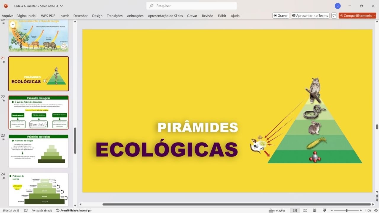 cadeia alimentar 1 - capa slides de biologia