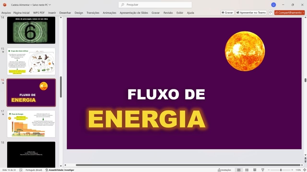 cadeia alimentar 3 - capa slides de biologia